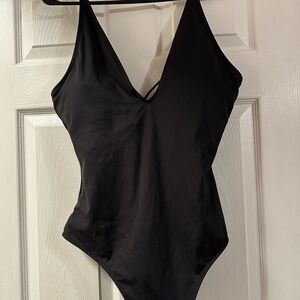 TA3 Black One-Piece Swimsuit